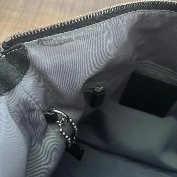 Coach Black Leather Bag F13764 - Picture 16 of 16